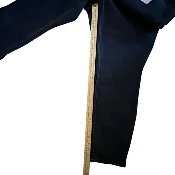 Old Navy Stretch Super Skinny Womens Jeans Plus Sz 22 Short Dark Wash New - Picture 11 of 14